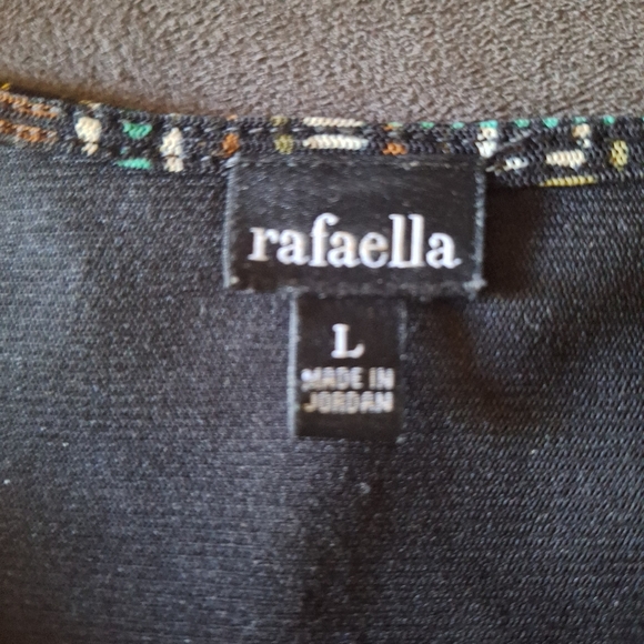 Colorful sheer cap sleeves blouse with metallic embellishment - Picture 4 of 4